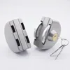 304 Stainless Steel Antitheft Glass Door Lock Security Buckle House Warehoule Office Shop Hardware Part5276589