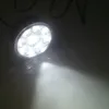 2x 9-LED Biały Light Lampki przeciwmgielne Round Driving Running Day Light Head M00039 VPWR