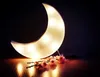 DELICORE novidade White Moon Night Light Crianças Quarto Nursery Noite Lamp Mini Light Emitting Crianças Decoração S029-W