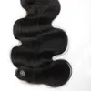10pcs / lots أفضل جودة رخيصة البرازيلي العذراء الجسم موجة شعر الإنسان النسيج 10 "-30" # 1B أسود 100 بيرو ريمي الإنسان لحمة الشعر