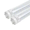 T8 LED Tube Light g13 2 pin 8ft 6FT 5FT 4FT V Shape Double Glow Light Per porta più fredda AC85-265 led negozio luce garage magazzino lampadina