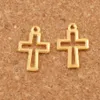 Alloy Hollow Cross Charms Pendants Silver/Gold/Gun Black 17x10.5mm 4colors L422 Religious Jewelry Findings Components 360pcs/lot