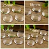 clear round cabochons