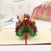3D rose pop up card greeting cards for congratulation, for special Day, birthday or wedding, valentine's day
