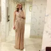 Sequined Gold Country Bridesmaid Dresses Sexy V Neck Maid Of Honor Dresses Long Pleat Cheap Bridesmaid Robes Plus Size Maternity Dresses