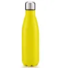 17 onças Cola Forma Garrafa de água Cola Bottle Vacuum Cup de aço inoxidável garrafa térmica Outdoor Sports bicicleta viagem Thermo Cup