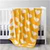 Bébé enfants couvertures noir blanc cygne croix mousseline rampant couverture tapis pour bébé bébé couvre-lit serviettes de bain enfants tapis de jeu