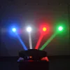 AUCD 8 Lens LED Effects RBGW Stage Projection Lights Optical Network Beam Lamp Xmas Holiday DMX Sound Active Disco Dance DJ Party Projector Show Stage Lighting LE-8H