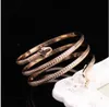 Punk Snake Bangle Bracelets Open Gold /Silver Tone Cuff Upper Arm Bracelet