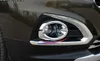 高品質のABSクロム2ピース車の前部フォグランコンの装飾的なカバー+ 2本のリアフォグランプの装飾カバー2013-2015