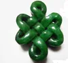 Jade pendants, manual sculpture, (talisman) double knot Chinese knot. Necklace pendant