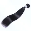 Indiano virgem cabelo humano em linha reta não processado remy cabelo tece tramas duplas 100gBundle 1bundlelot pode ser tingido branqueado2911221