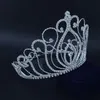Grote volledige mooie kronen voor optochtwedstrijd Kroon Auatrian Rhinestone Crystal Hair -accessoires voor feestshow 024326026775