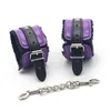 Purple Soft PU Le cuir menottes confortable Furry Fetish Contrraintes Sex Produits de la cheville Bondage Slave Sex Toys For Couple Q46427037