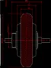 5inch 250W 48V Elektriska hjulnavmotor, DIY elektriska scooter delar, elektrisk navmotor för scooter