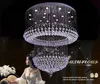 2016 gratis verzending led grote hotel verlichting dia80 * H140mm moderne design glans kristallen kroonluchter voor plafond llfa