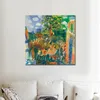 Kwiatowe obrazy olejne Raoul Dufy kompozycja nowoczesne płótno ręcznie malowany obraz do czytelni dekoracje ścienne bezramowe