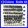 Fairing bolts full screw kit For SUZUKI Hayabusa GSX R1300 GSXR1300 13 14 15 16 2013 2014 2015 2016 Body Nuts screws nut bolt kit 13Colors