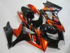 ABS Plastmakare för SUZUKI GSXR1000 07 08 Vinröd Svart Fairings Set GSXR1000 2007 2008 OT18