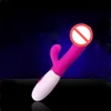 Waterproof Women Dual Vibrator G-spot Dildo Wand Female Massager Adult Sex Toys #T505