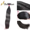 Bella Top Quality 11A Brazilian RAW Virgin Human Hair Bundles Straight Unprocessed Thick Full 1pc Hair Weave Extensions can dyed to 613 Longest 42inch