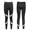 Pantalon de Yoga Patchwork en maille noire Leggins pantalons de Fitness Leggings de sport vêtements de sport collants de course pantalons de sport 1089541