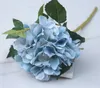 Flor de seda de Hydrangea Artificial 18cm Flores decorativas grinaldas em casa jardim decoração festa falsa planta decorações de casamento