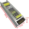 Transformateur d'éclairage 12,5 a 150W, 1 pièce, 100-240V AC à DC 12V, adaptateur d'alimentation, convertisseur pour diode électroluminescente