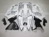 Högkvalitativ karosseri Fairing Kit för Suzuki GSXR600 96 97 98 99 Vit Svart Fairings GSXR750 1996 1997 1998 1999 OI45