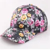2017 새로운 패션 레이디 소녀 꽃 인쇄 모자 모자 야구 모자 Snapback 힙합 모자 사계절에 대 한