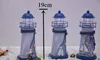 Creative gift Mediterranean iron lighthouse Home Furnishing living room decor lamp electronic bar decoration9355767