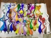 Nowoczesne 48 cali Multi-Color Hand Made Borosilicate Dmuchane Szklane Żyrandole Łańcuch Wiszące DIY Żyrandol Szkło Szkło Oświetlenie żyrandolowe