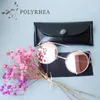 2021 Klasyczne okrągłe okulary Luksusowe Kobiety Marka Designer Powłoka Okulary Słońca UV Lustro Vintage z pudełkiem i skrzynek