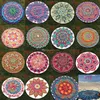 150cm * 150cm Serviette de plage ronde Mandala Boho Serviettes de plage Polyester Couvertures de serviettes imprimées pour tapis de plage de yoga d'été 49 couleurs C2287