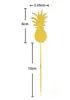 Flamingo Ananas Hindistan cevizi Ağacı Kek Toppers Barbekü Hawaiian Tropical Yaz Partisi Yemek Kokteyl Düğün Kupa Toppers Sopa Dekorasyon