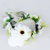 Guirlandas de flores para casa guirlandas de flores de noiva acessórios para o cabelo de noiva headpieces cocar de casamento para o vestido da noiva cocar acessórios