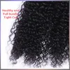 Cheveux humains bouclés brésiliens tisse 3 faisceaux non transformés 8A péruvien malaisien indien cambodgien mongol Jerry Curls Extensions de cheveux bouclés