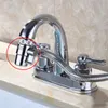 キッチンシンクミキサータップバスルームのシャワーシャワー洗面器の蛇口の取り替えの部分M22 x M24磨かれたクロム