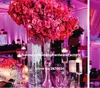 Vases en fer avec trompette en fer mental, décoration de table entière pour centres de table de mariage, 2756942