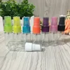 10ml Mini Portable Tom Transparent Pet Parfym Atomizer Atomizing Sprayflaska med Spray Pump Fast Frakt F2017336