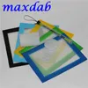 silicone wax kit set with 14cm11 5cm square sheets pads mats 26ml silicon drum container long sliver dabber tool for dry herb