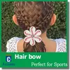 2017 Softball / Baseball / Fotball / Soccer Hair Bow wykonane z prawdziwego softball. Wybierasz kolory