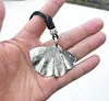 Collier tibétain en argent avec pendentif en forme de feuille de Ginkgo biloba, long pull Vintage, chaîne de personnalité pour femmes, prix d'usine, nouvelle collection