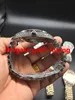 Luxury 43 mm Big Diamonds Mécanical Man Watch Multi Color Cadrol All Diamond Band Automatic Intondless Steel Men039 Montres Blac7037376