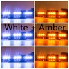 Barres lumineuses stroboscopiques d'avertissement pour camion, voiture et véhicule, 54 LED, pour pont, tableau de bord, grille de pare-brise, garniture de toit, blanc ambre ou ambre 9040098