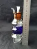 Kleur Pagode Hookah Glazen Bongs Accessoires Glas Rookpijpen Kleurrijke Mini Multi-Color Handpijpen Beste Lepel Glas