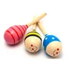 Hot Sale Baby Trä leksak Rattle Baby Söt Rattle Toys Orff Musikinstrument Utbildningsleksaker L001