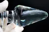 60 mm à grande taille Pyrex Glass anal Dildo Butt Plug