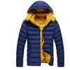 Men's Down & Parkas Wholesale- 2021 Men Winter Jackets Coats Cotton Outerwear Large Size M-3XL Super Warm Hooded Design Man Down1