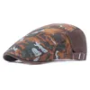 2017 New Fashion Unisex Camouflage Printing Beret Cap Gorras Planas Duckbill Newsboys Hats Ivy Cabbie Caps For Men And Women7415167